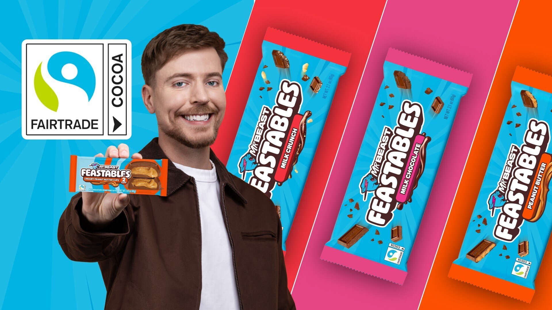 Feastables Fairtrade Chocolate